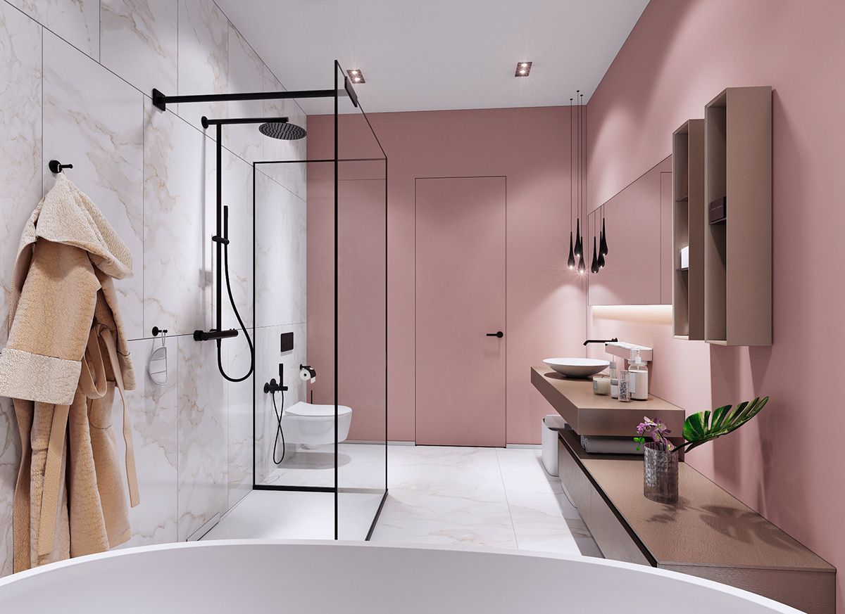 kamar mandi pink