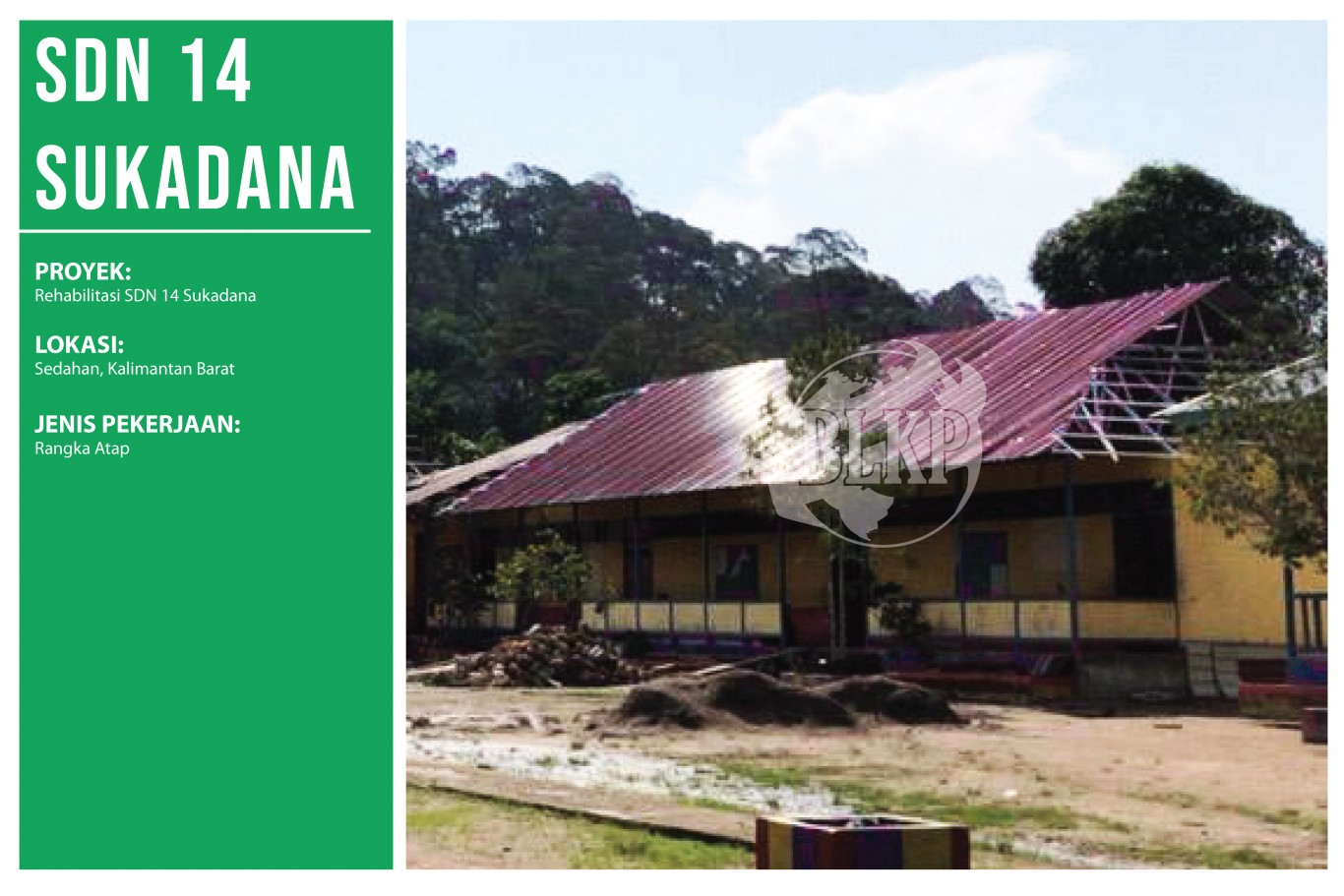 Proyek Rehabilitasi SDN 14 Sukadana